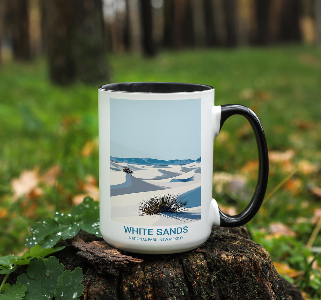 White Sands - New Mexico - US National Park Tourism Mug