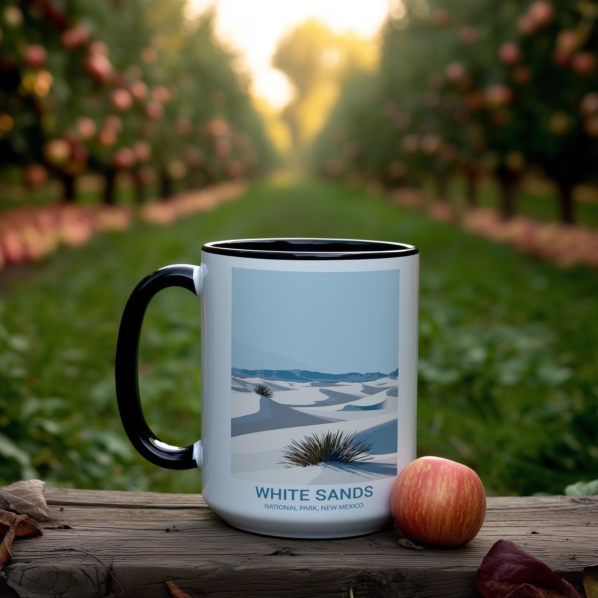 White Sands - New Mexico - US National Park Tourism Mug