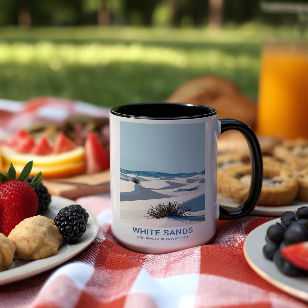 White Sands - New Mexico - US National Park Tourism Mug
