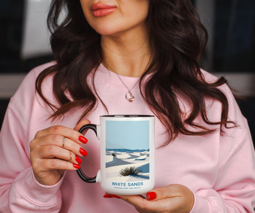 White Sands - New Mexico - US National Park Tourism Mug