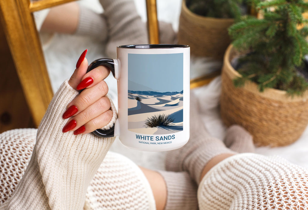 White Sands - New Mexico - US National Park Tourism Mug