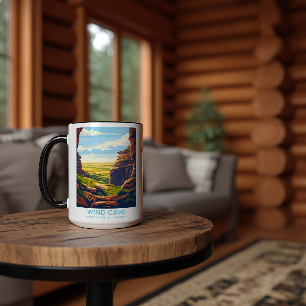 Wind Cave -South Dakota - US National Park Tourism Mug