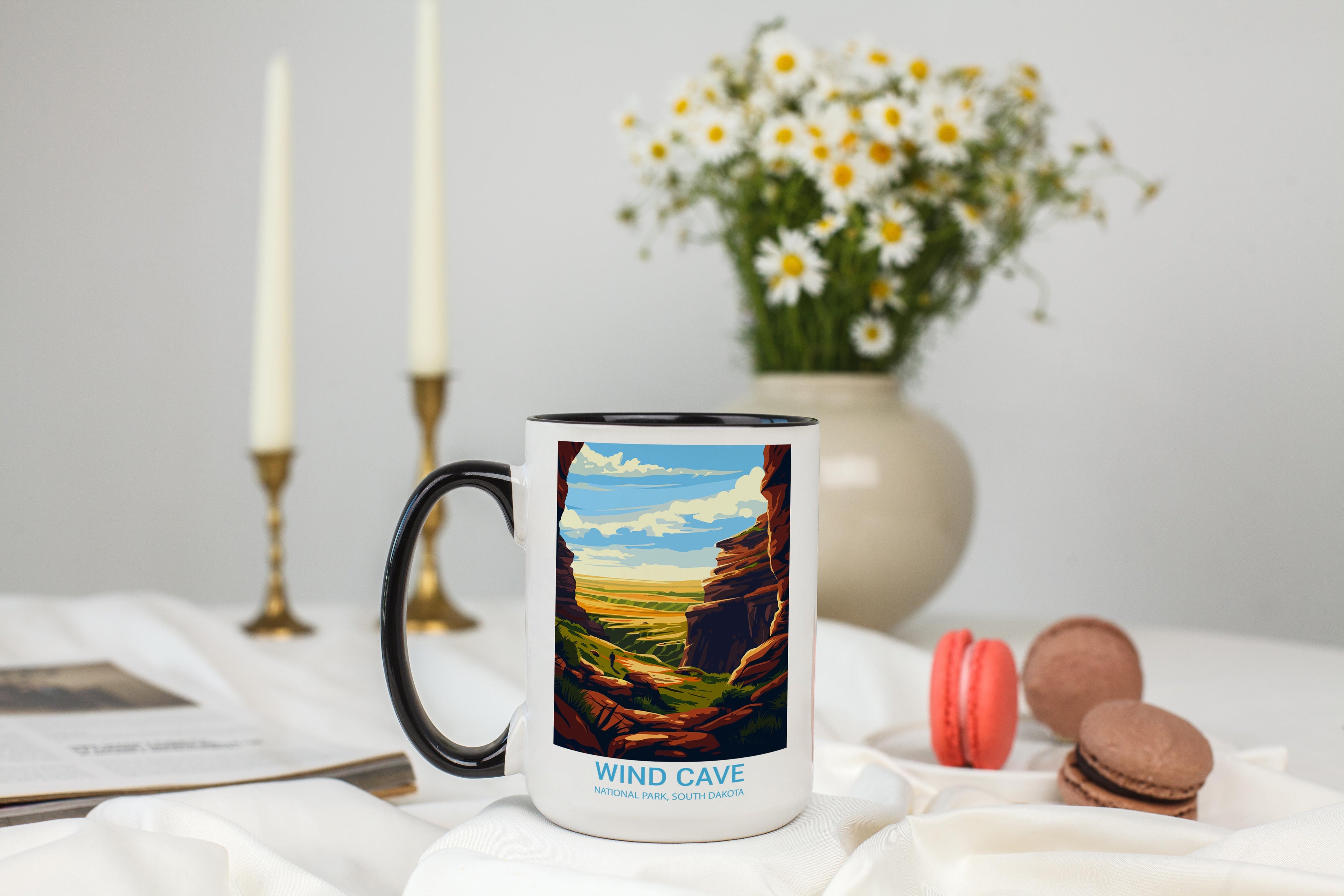 Wind Cave -South Dakota - US National Park Tourism Mug