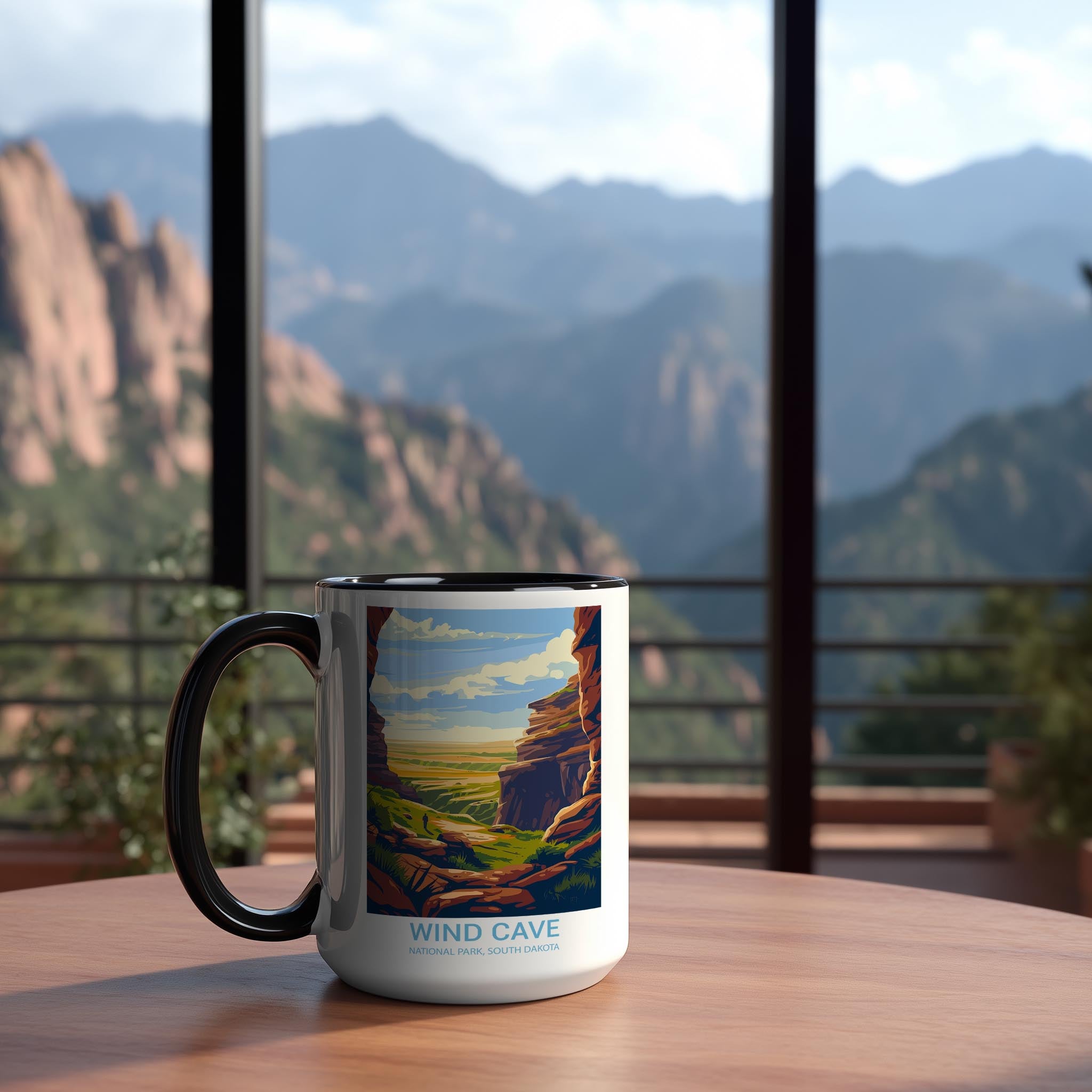 Wind Cave -South Dakota - US National Park Tourism Mug