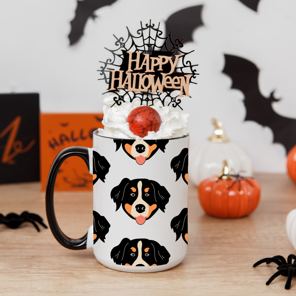 Bernese Mountain Dog Doodle Design 15oz Mug