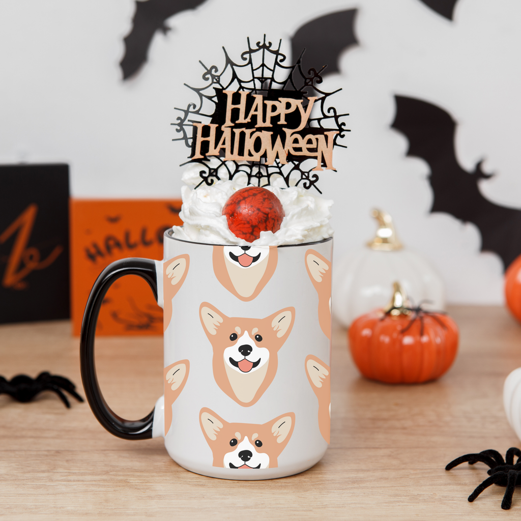 Corgi Dog Doodle Design 15oz Mug