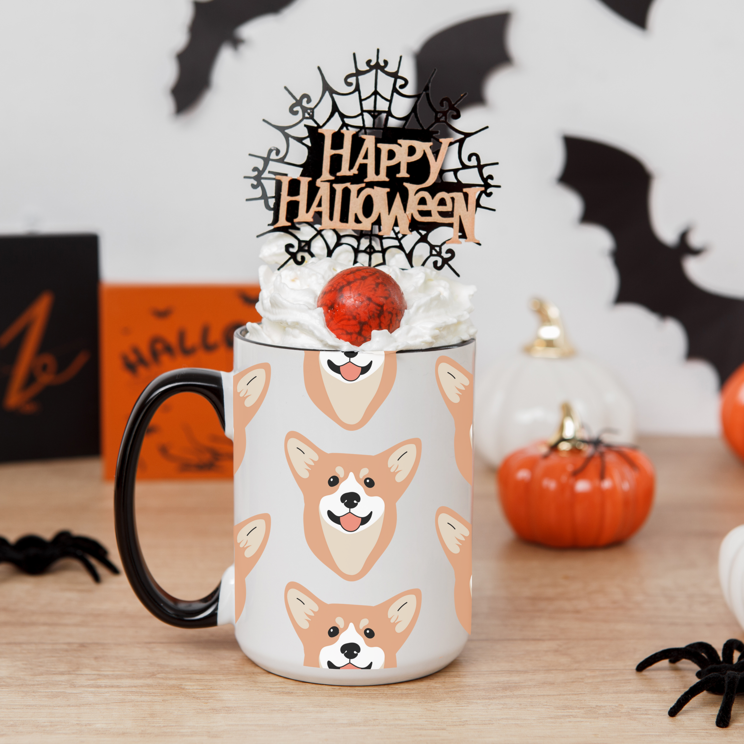 Corgi Dog Doodle Design 15oz Mug