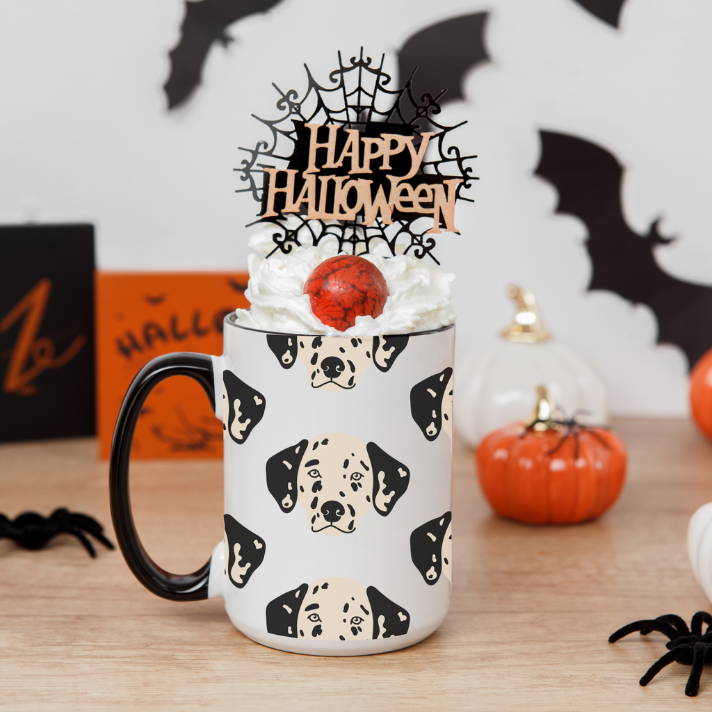 Dalmation Dog Doodle Design 15oz Mug