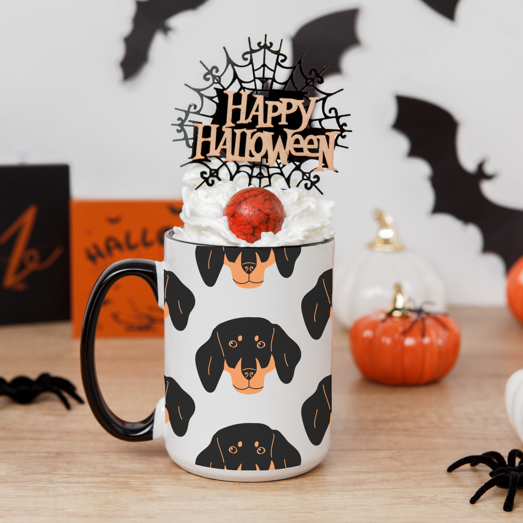 Dachshund Dog Doodle Design 15oz Mug