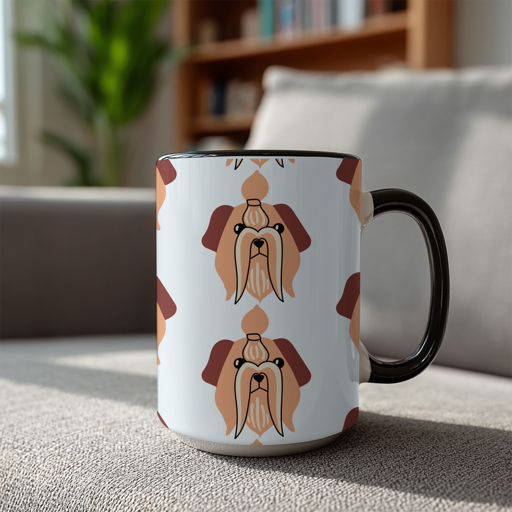 Shih-tzu Dog Doodle Design 15oz Mug