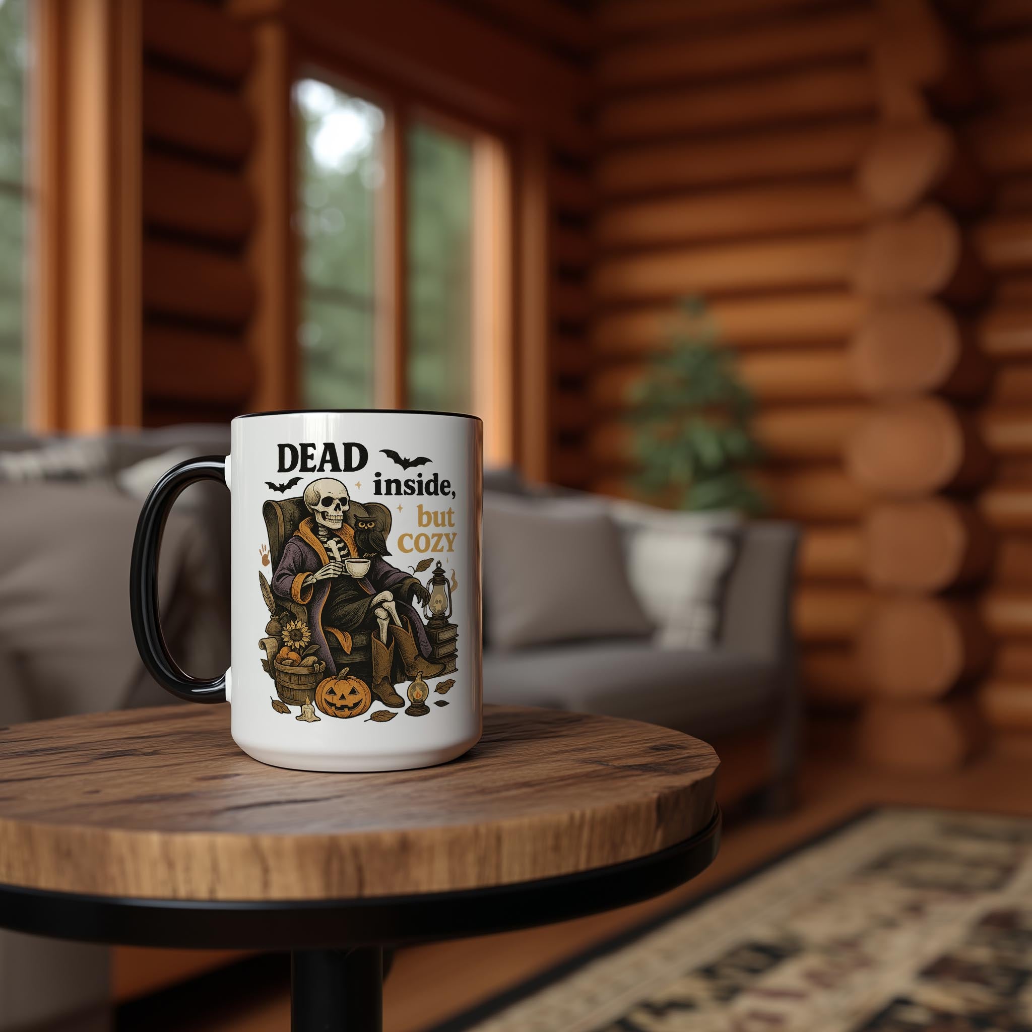 Dead Inside, But Cozy - Halloween Mug