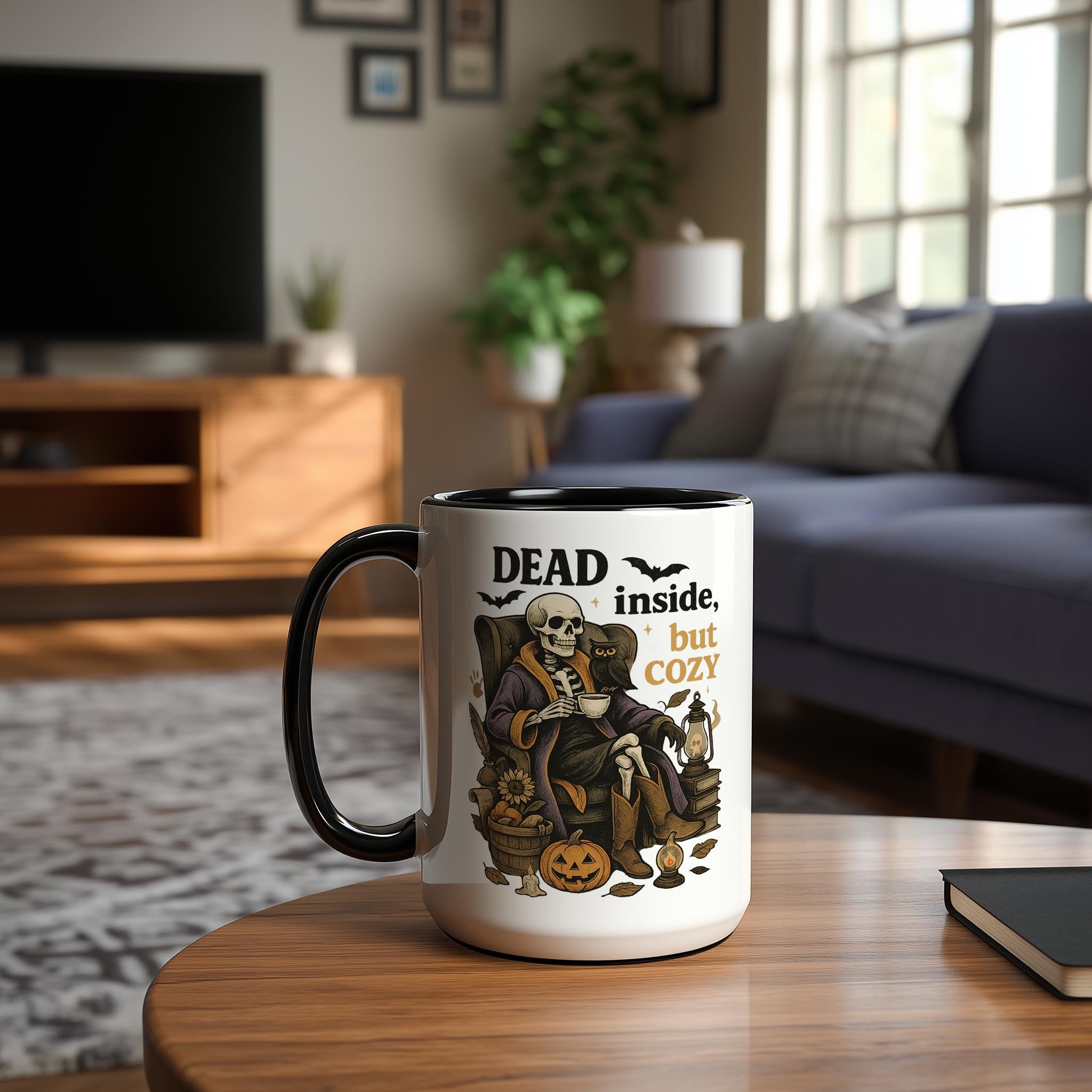 Dead Inside, But Cozy - Halloween Mug