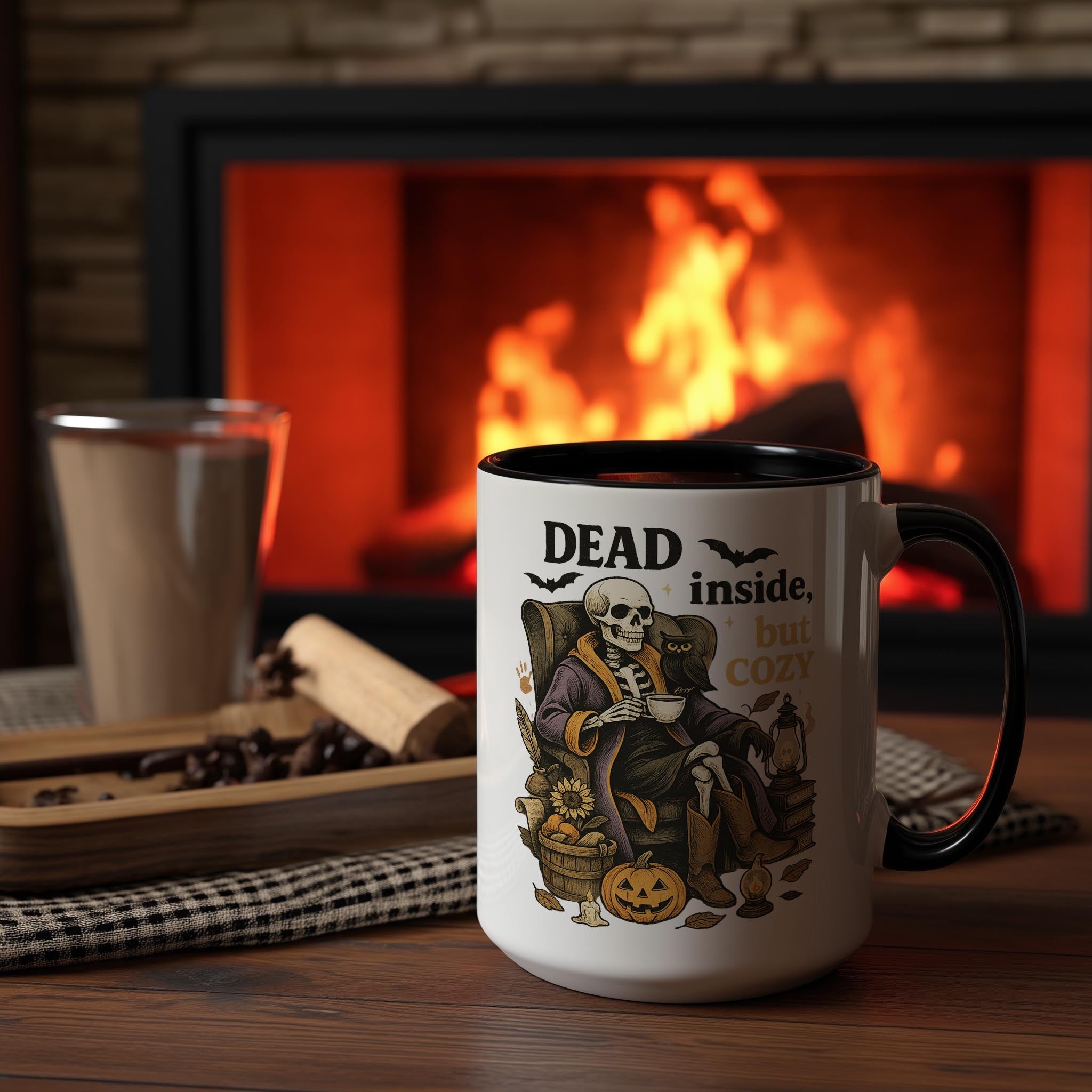 Dead Inside, But Cozy - Halloween Mug