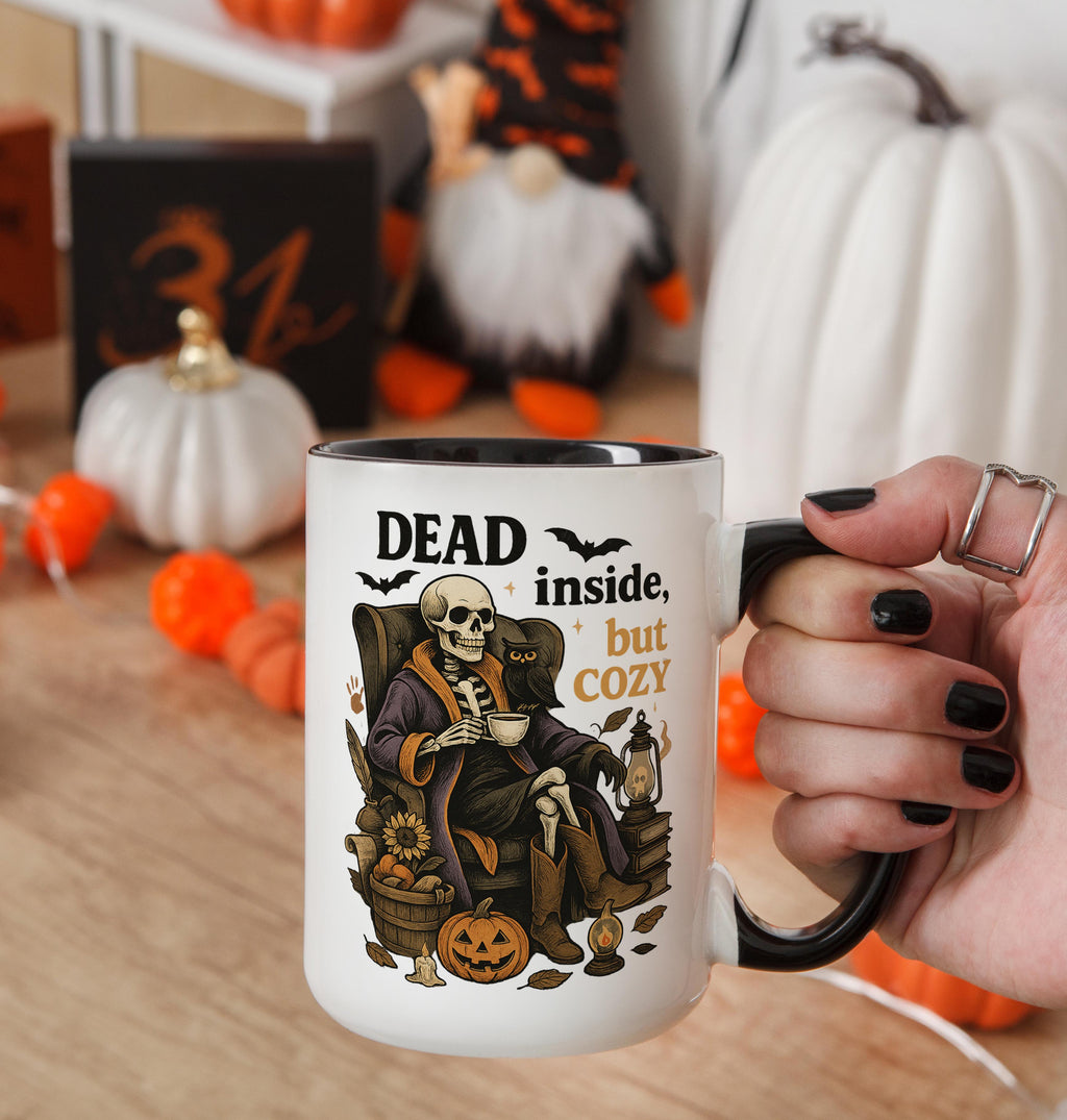 Dead Inside, But Cozy - Halloween Mug