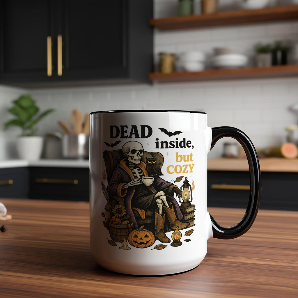 Dead Inside, But Cozy - Halloween Mug