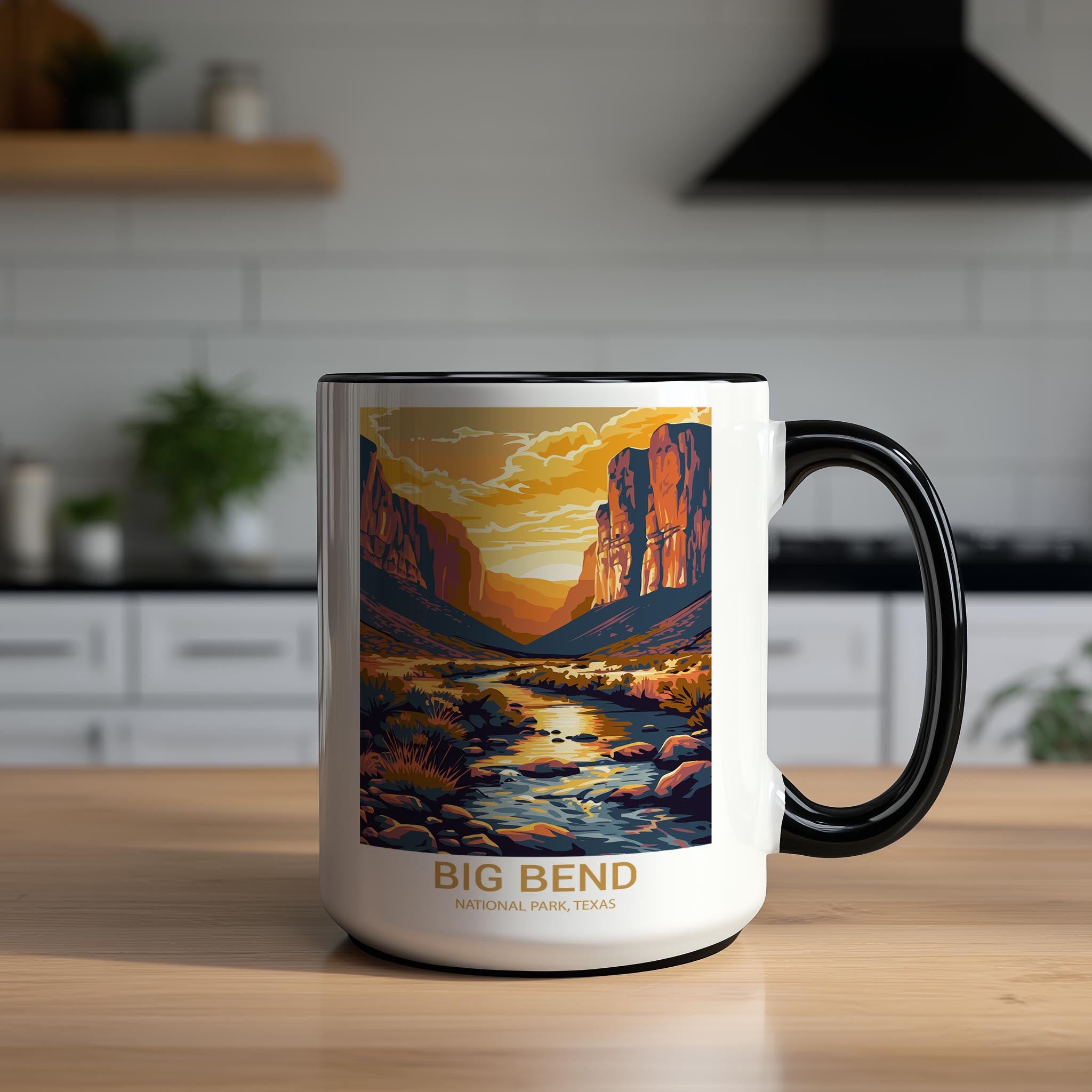 Big Bend - Texas - US National Park Tourism Mug