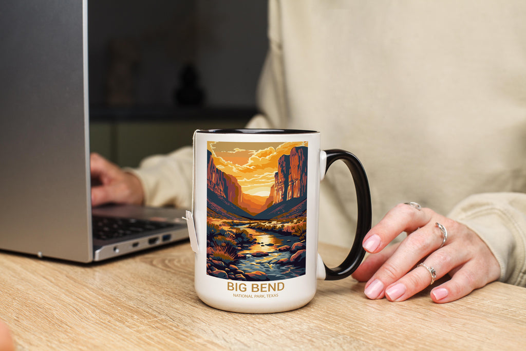 Big Bend - Texas - US National Park Tourism Mug