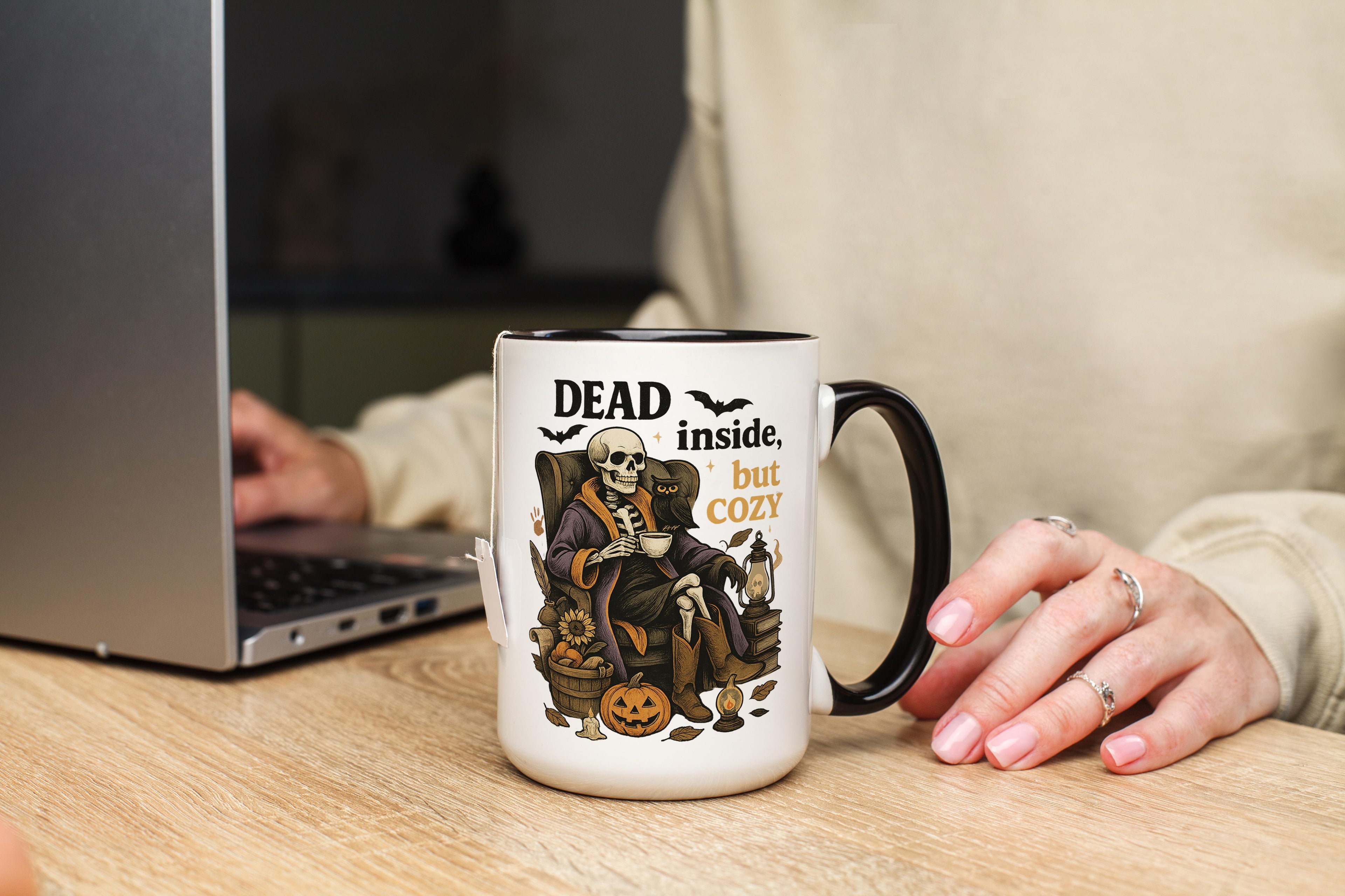 Dead Inside, But Cozy - Halloween Mug