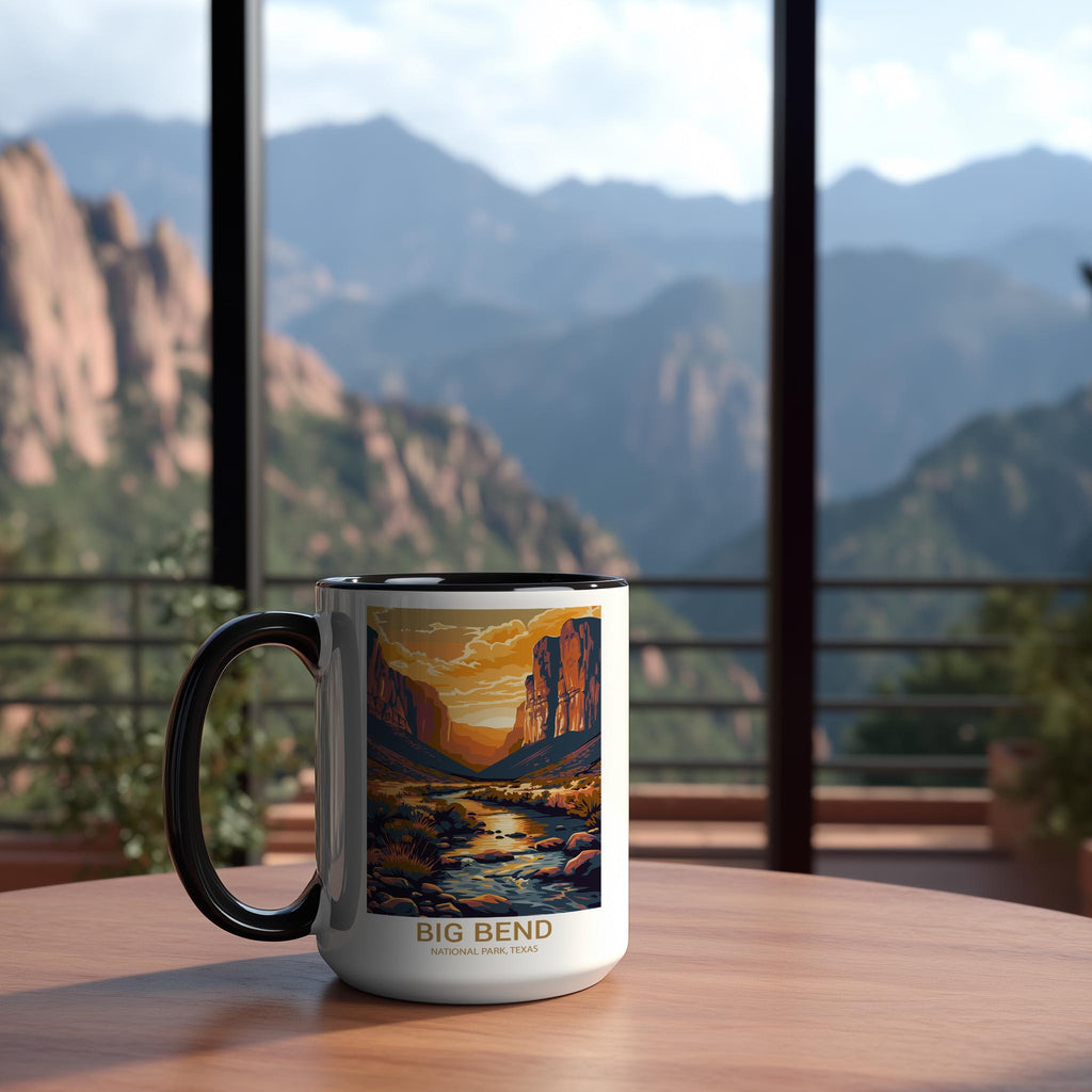 Big Bend - Texas - US National Park Tourism Mug