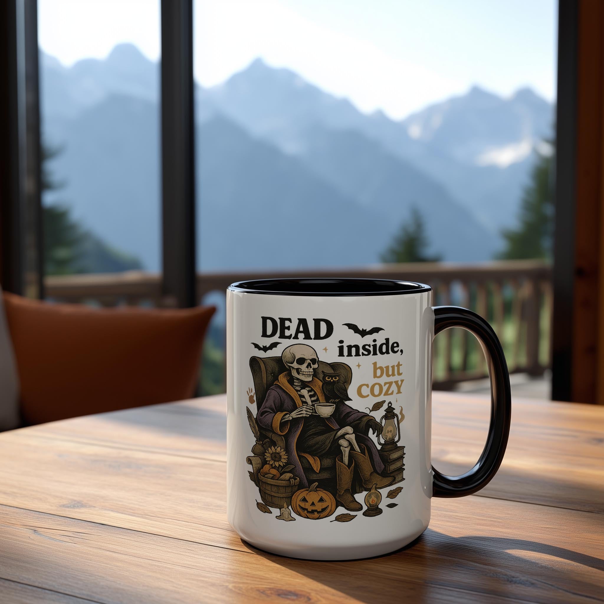 Dead Inside, But Cozy - Halloween Mug