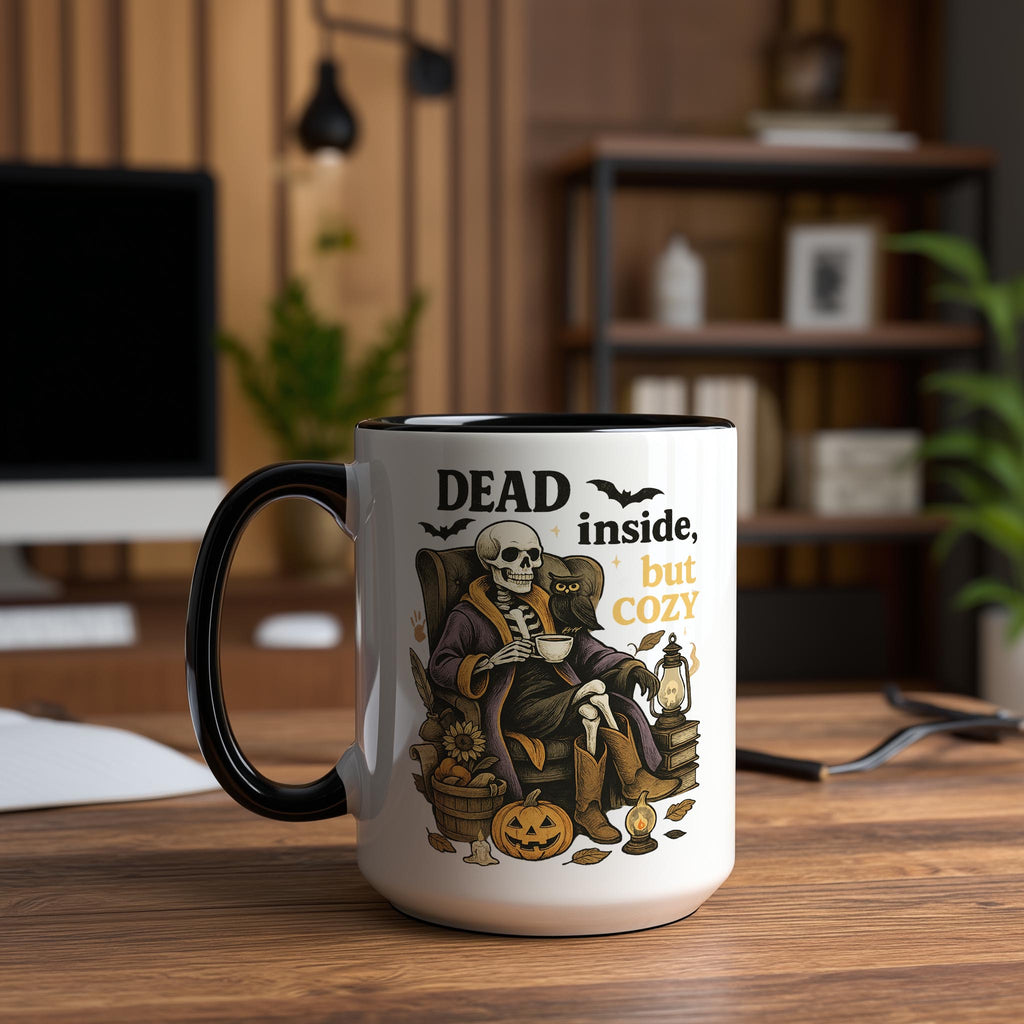 Dead Inside, But Cozy - Halloween Mug