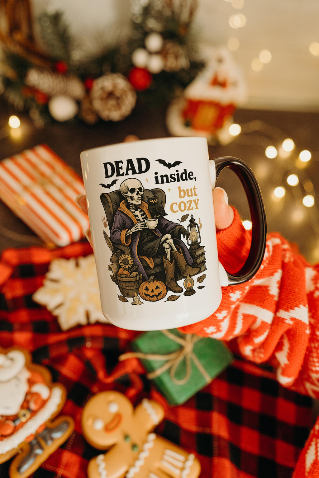 Dead Inside, But Cozy - Halloween Mug