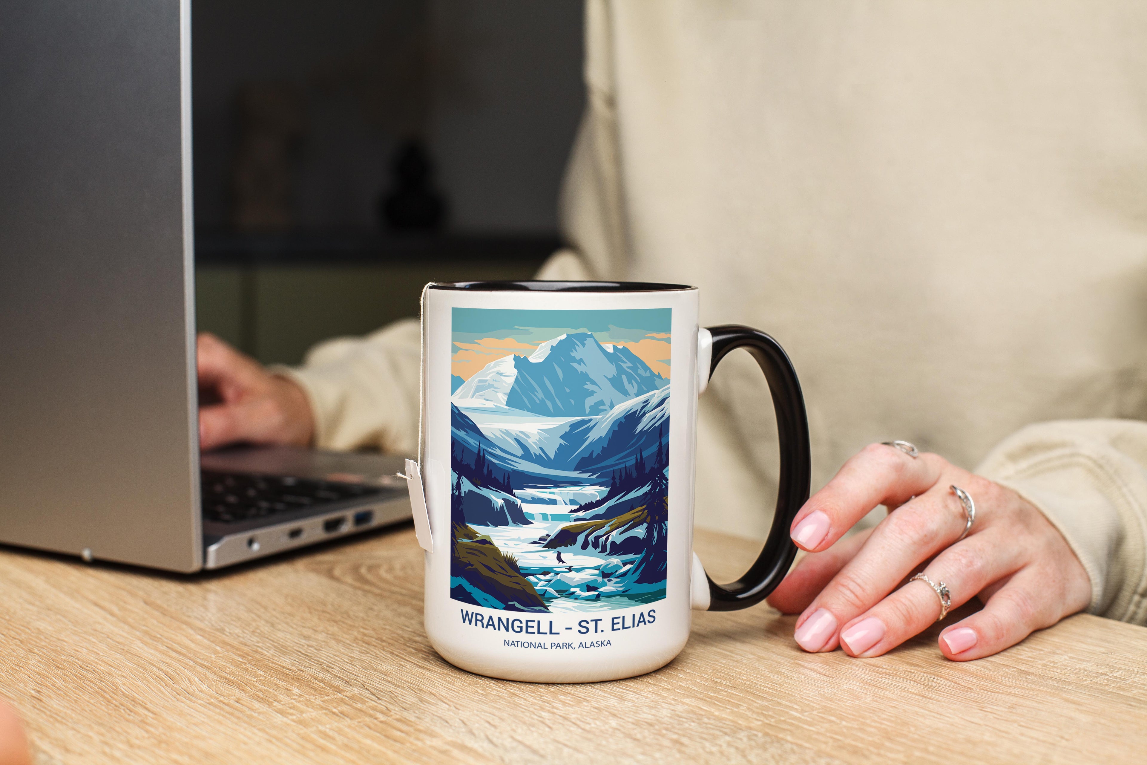 Wrangell - St. Elias - Alaska - US National Park Tourism Mug