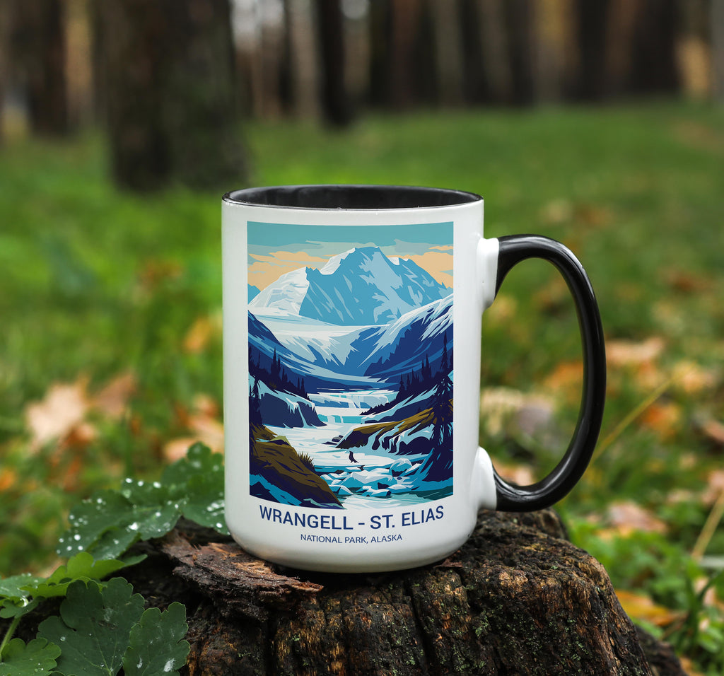Wrangell - St. Elias - Alaska - US National Park Tourism Mug