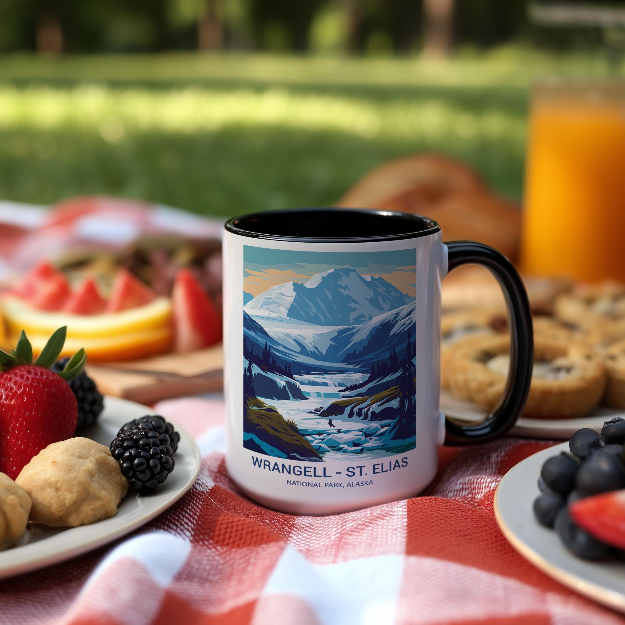 Wrangell - St. Elias - Alaska - US National Park Tourism Mug