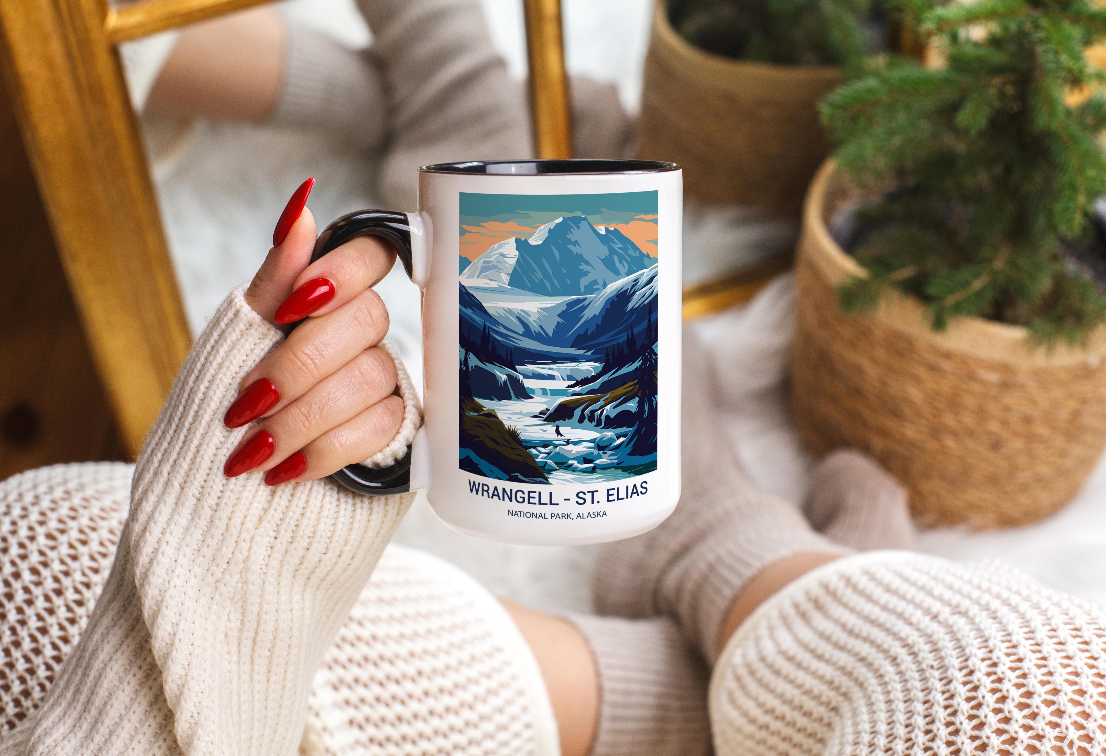 Wrangell - St. Elias - Alaska - US National Park Tourism Mug