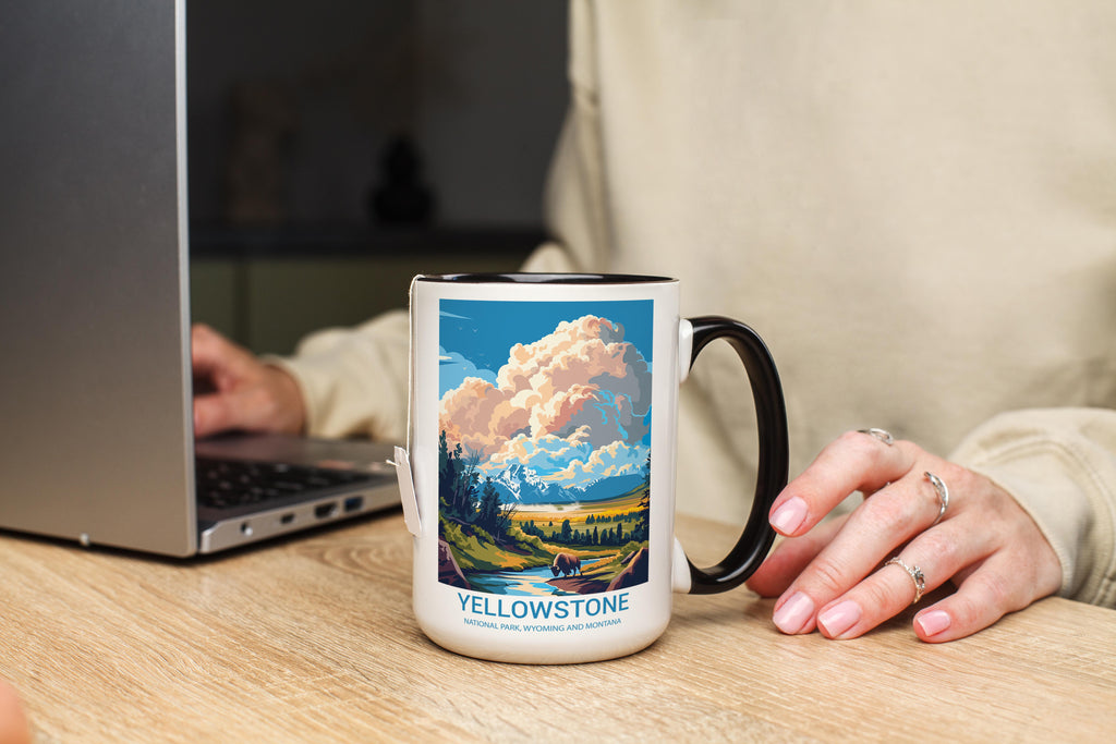 Yellowstone - Wyoming and Montana - US National Park Tourism Mug