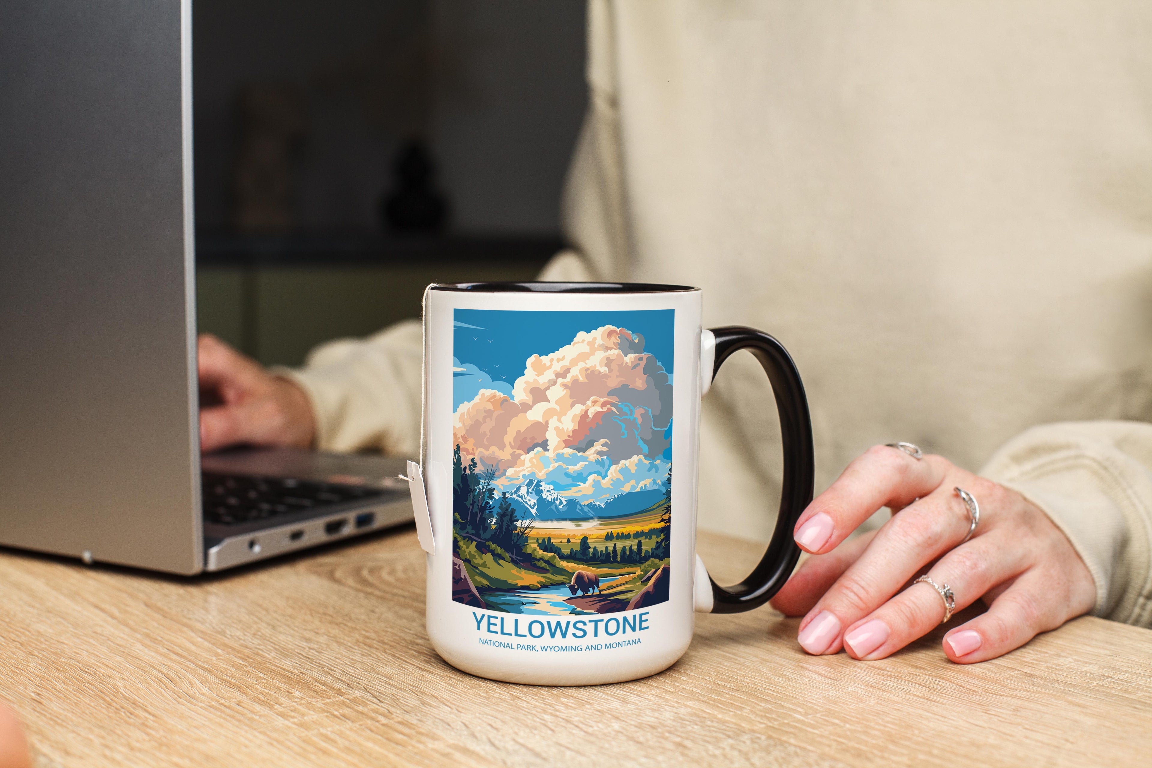 Yellowstone - Wyoming and Montana - US National Park Tourism Mug