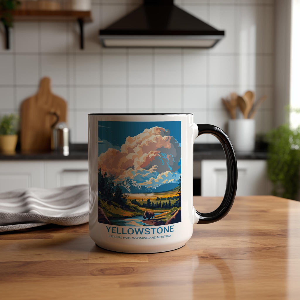 Yellowstone - Wyoming and Montana - US National Park Tourism Mug