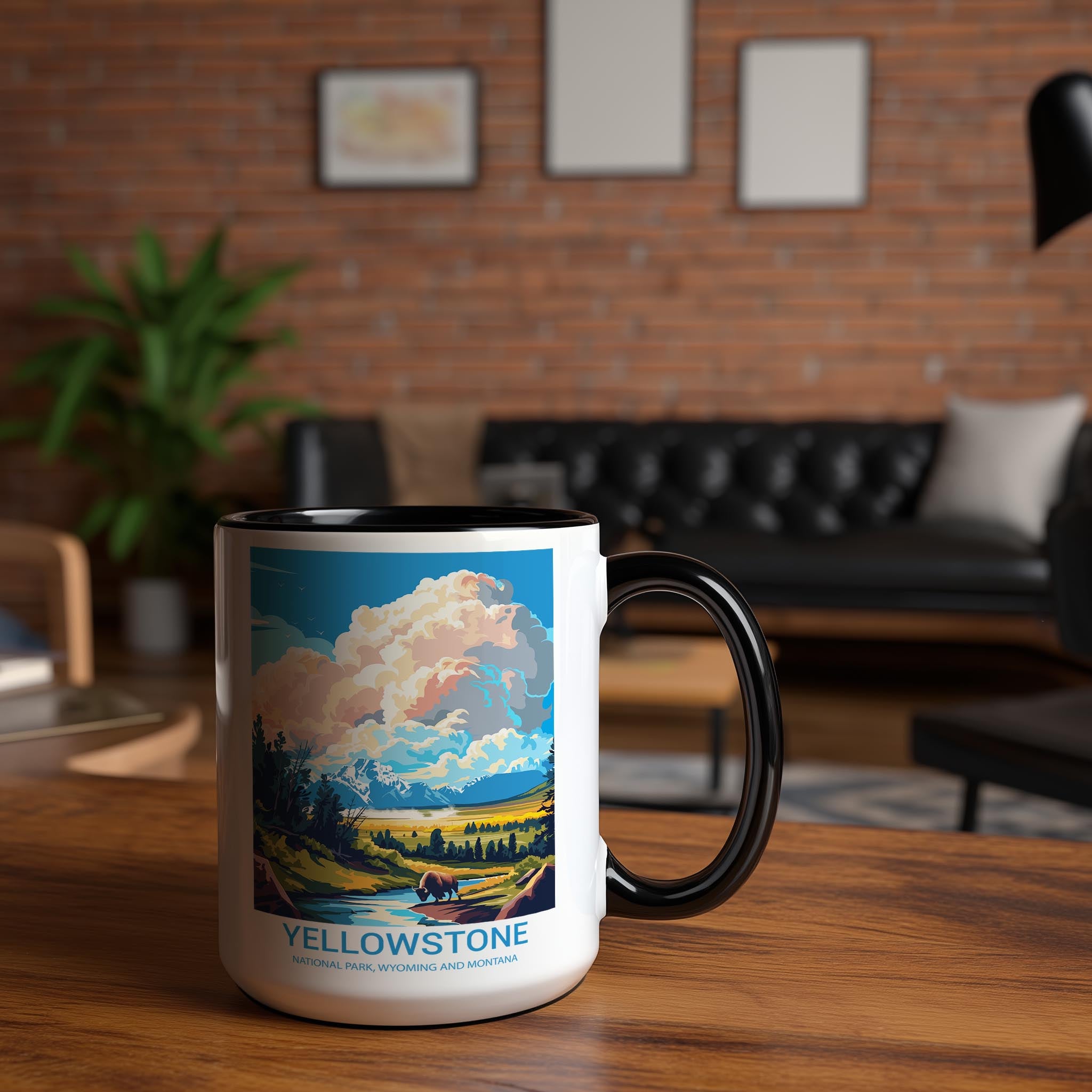 Yellowstone - Wyoming and Montana - US National Park Tourism Mug