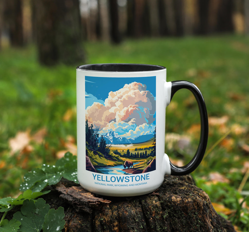 Yellowstone - Wyoming and Montana - US National Park Tourism Mug