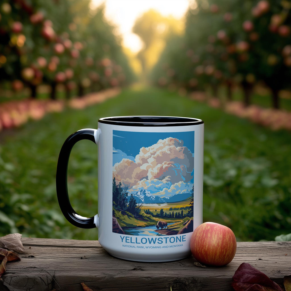 Yellowstone - Wyoming and Montana - US National Park Tourism Mug