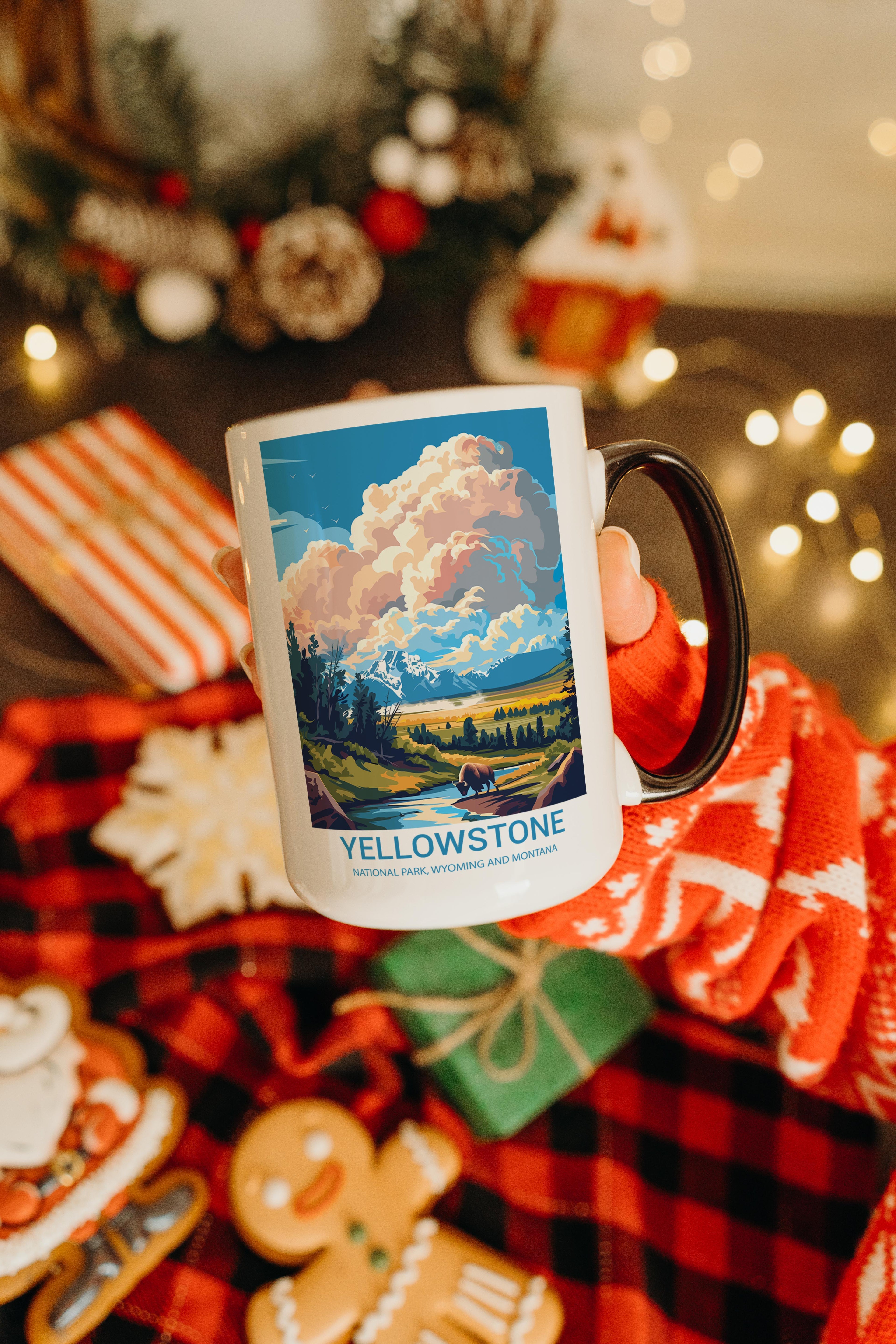 Yellowstone - Wyoming and Montana - US National Park Tourism Mug