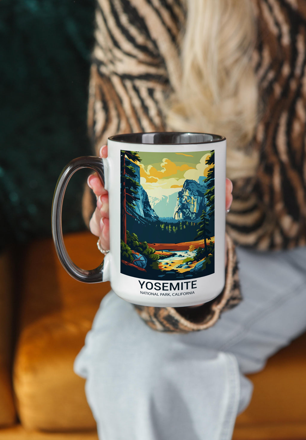 Yosemite - California - US National Park Tourism Mug