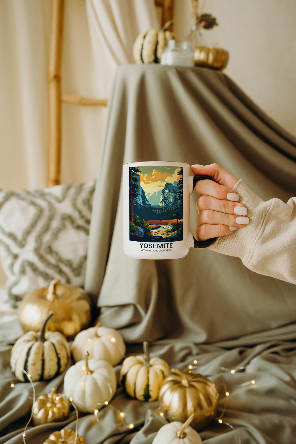 Yosemite - California - US National Park Tourism Mug