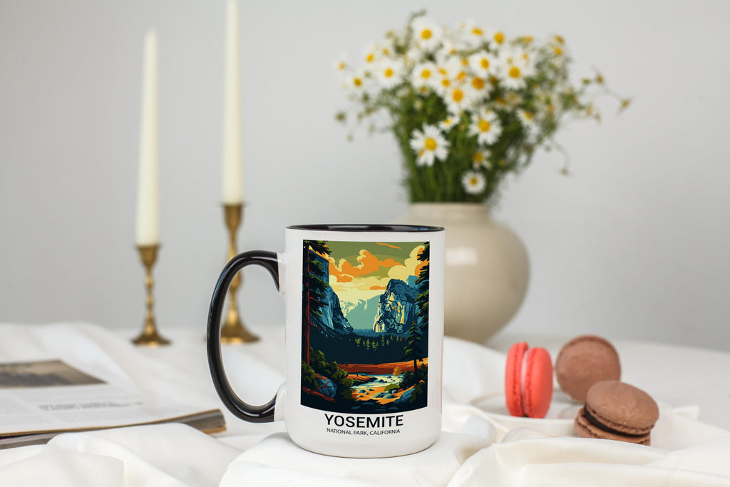 Yosemite - California - US National Park Tourism Mug