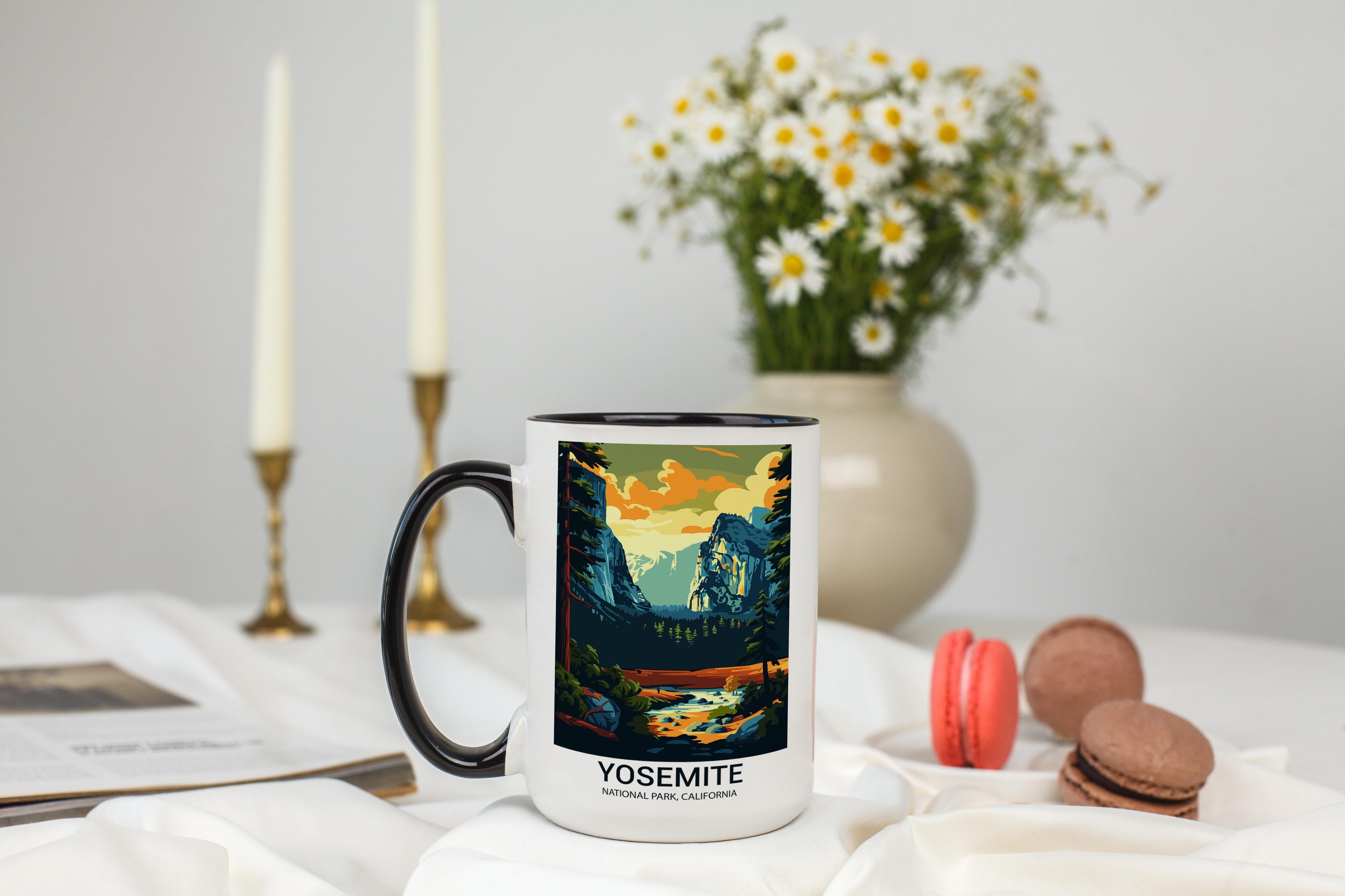 Yosemite - California - US National Park Tourism Mug