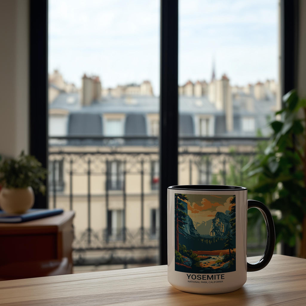 Yosemite - California - US National Park Tourism Mug