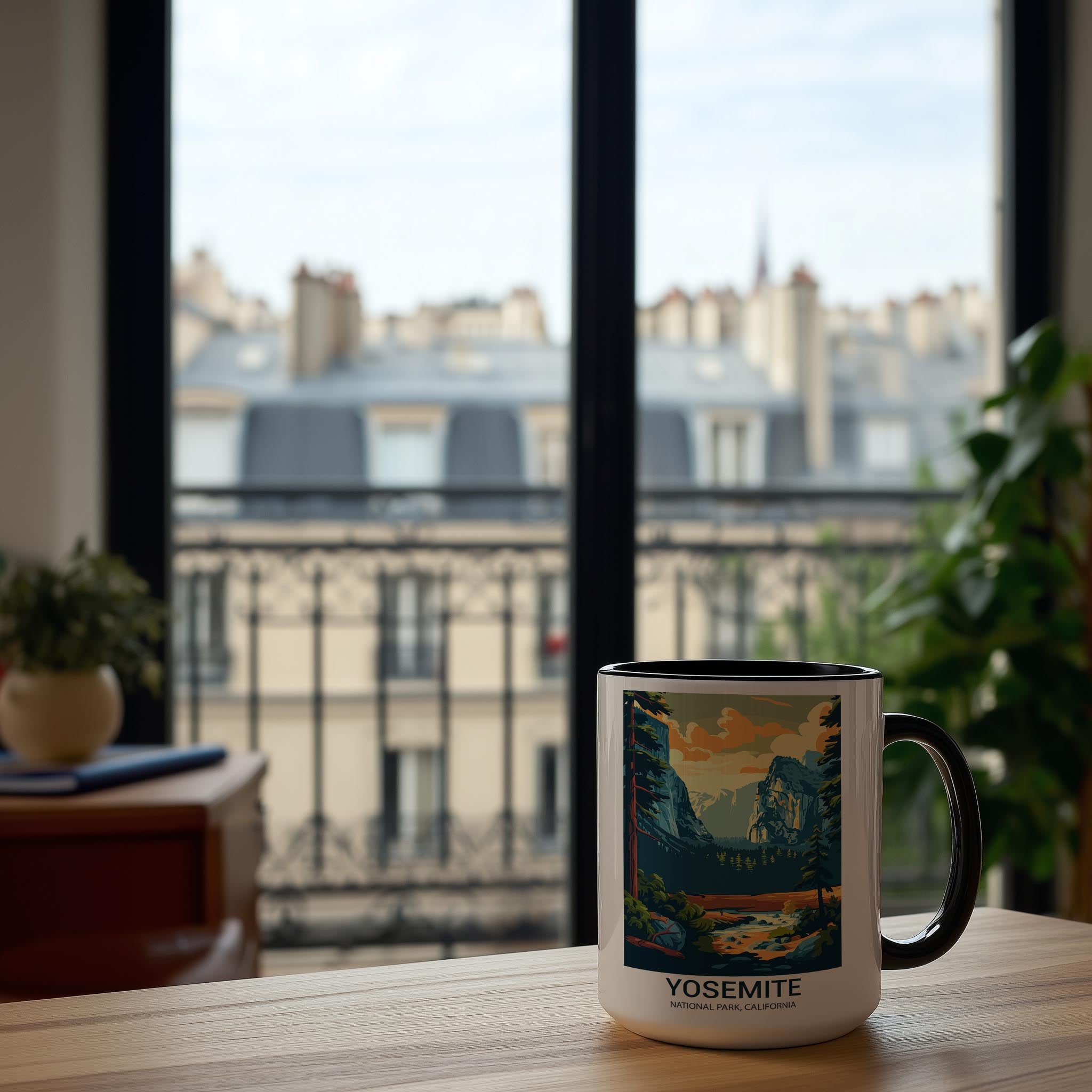 Yosemite - California - US National Park Tourism Mug