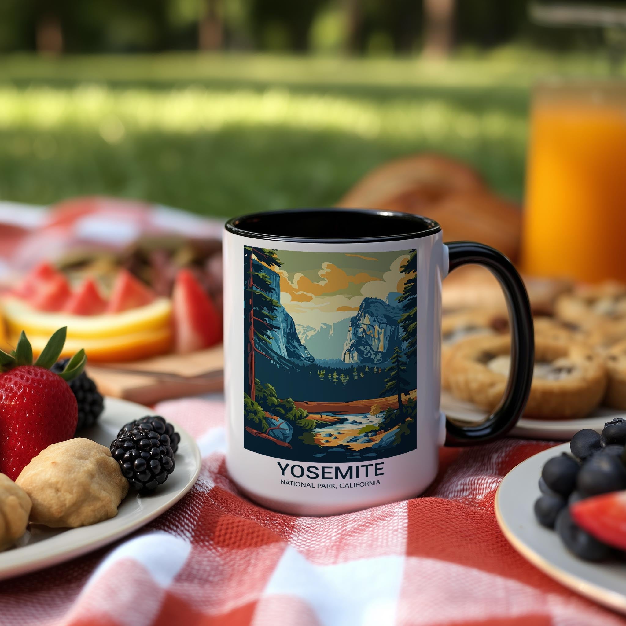 Yosemite - California - US National Park Tourism Mug