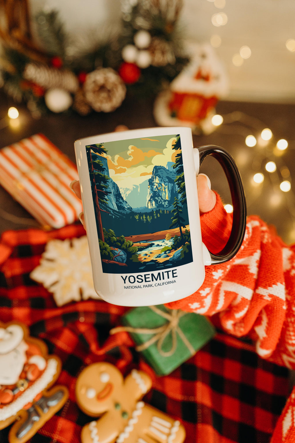 Yosemite - California - US National Park Tourism Mug