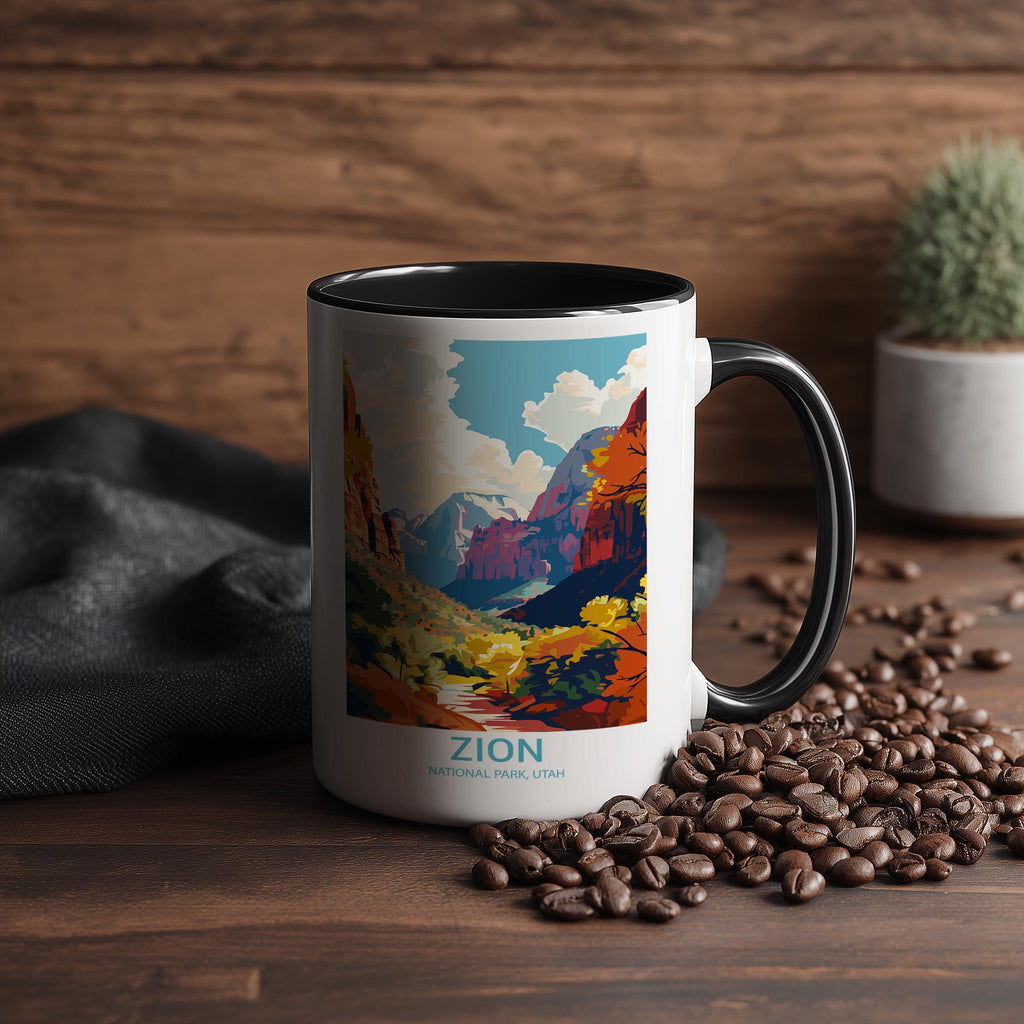 Zion - Utah - US National Park Tourism Mug