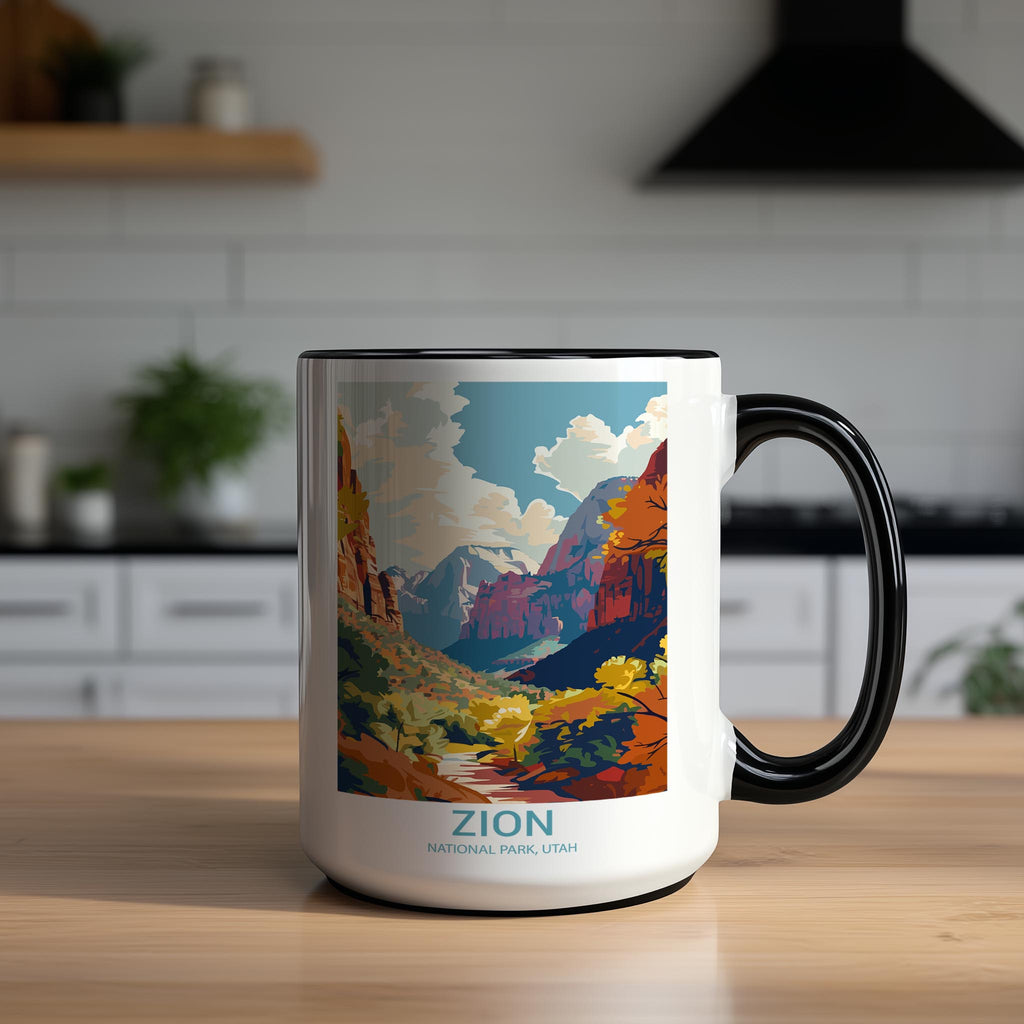 Zion - Utah - US National Park Tourism Mug