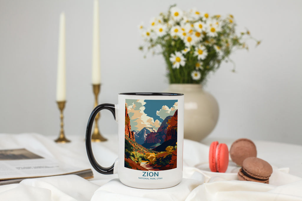 Zion - Utah - US National Park Tourism Mug