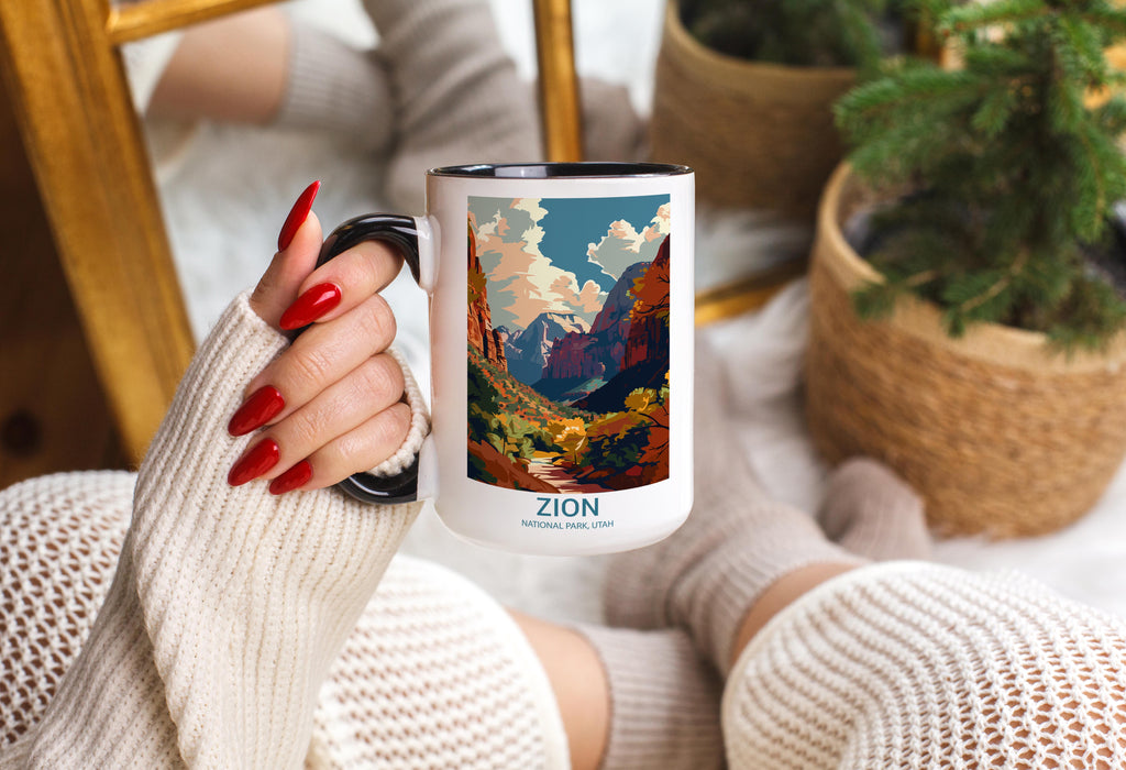 Zion - Utah - US National Park Tourism Mug