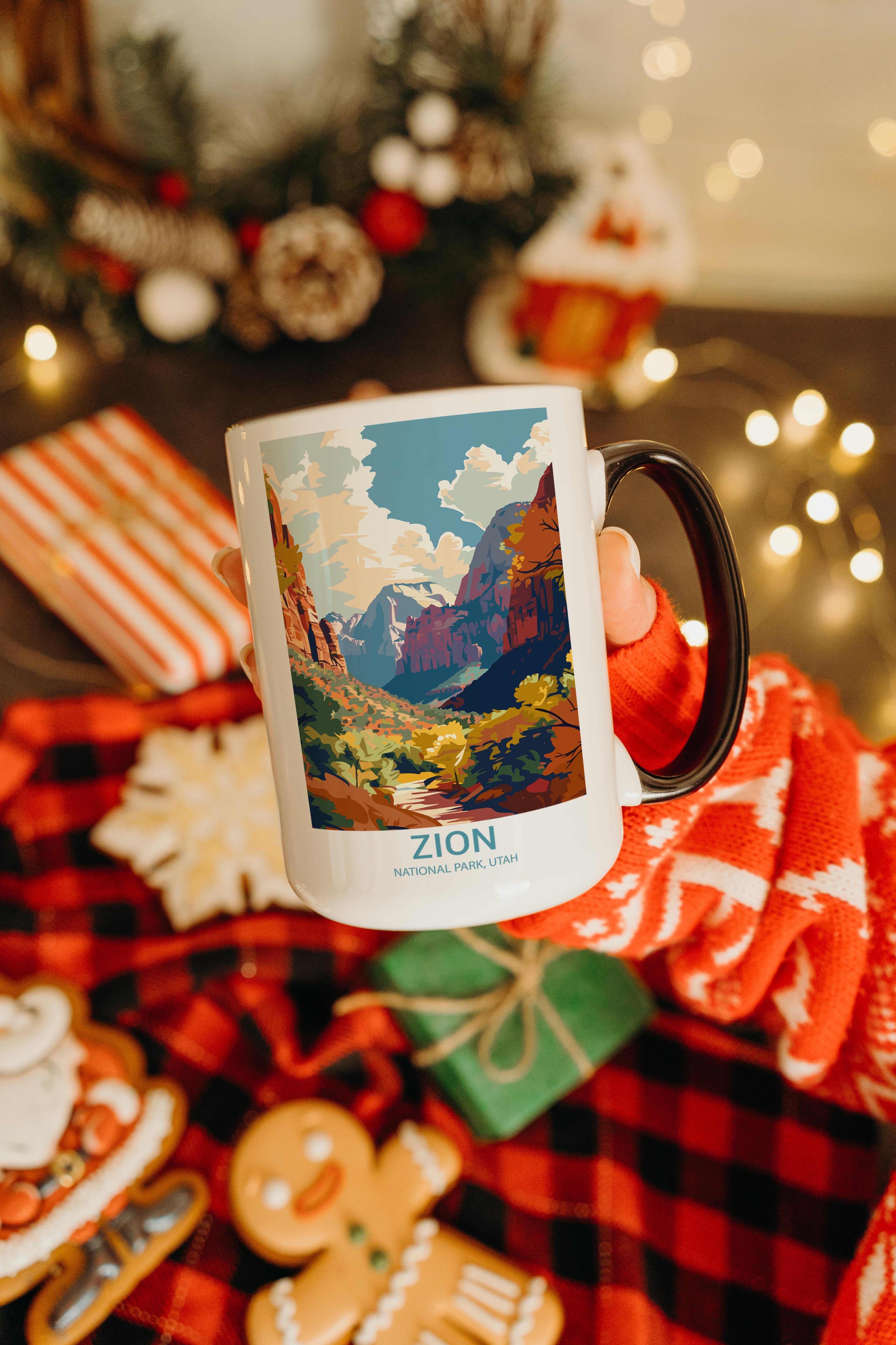 Zion - Utah - US National Park Tourism Mug